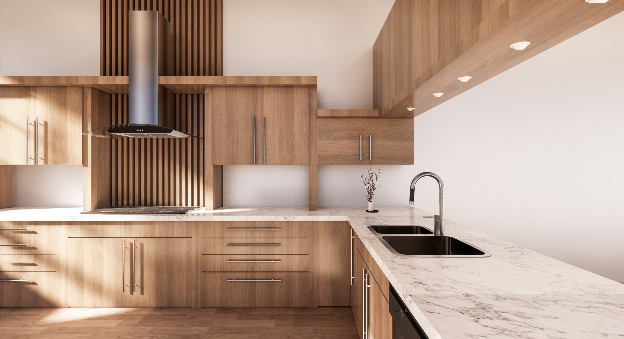 Japanese Style Kitchen Interior